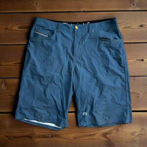 TRAVIS MATHEW Men's Blue Casual Shorts Size 34